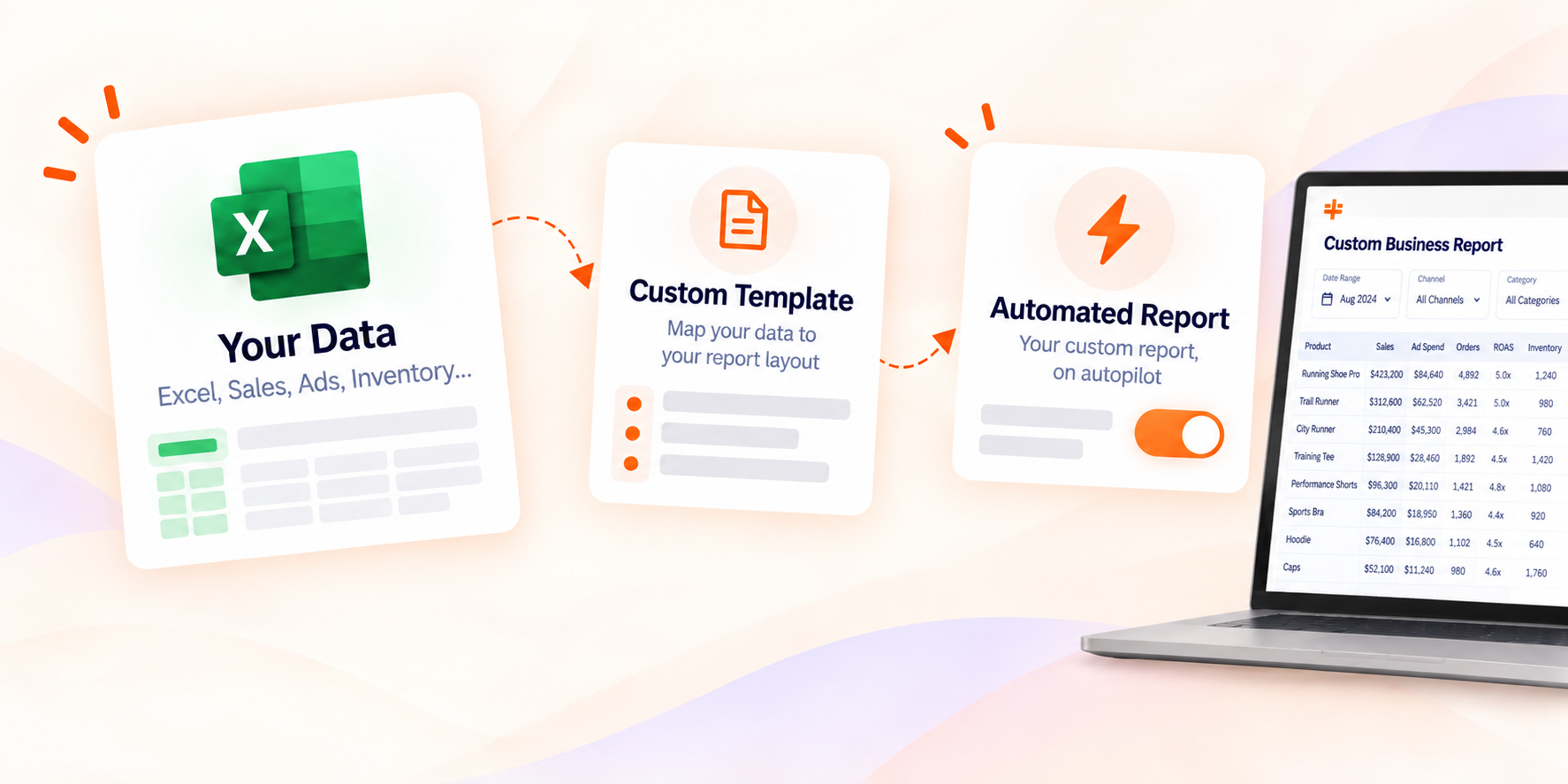 Custom reports preview